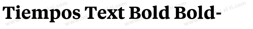 Tiempos Text Bold Bold字体转换